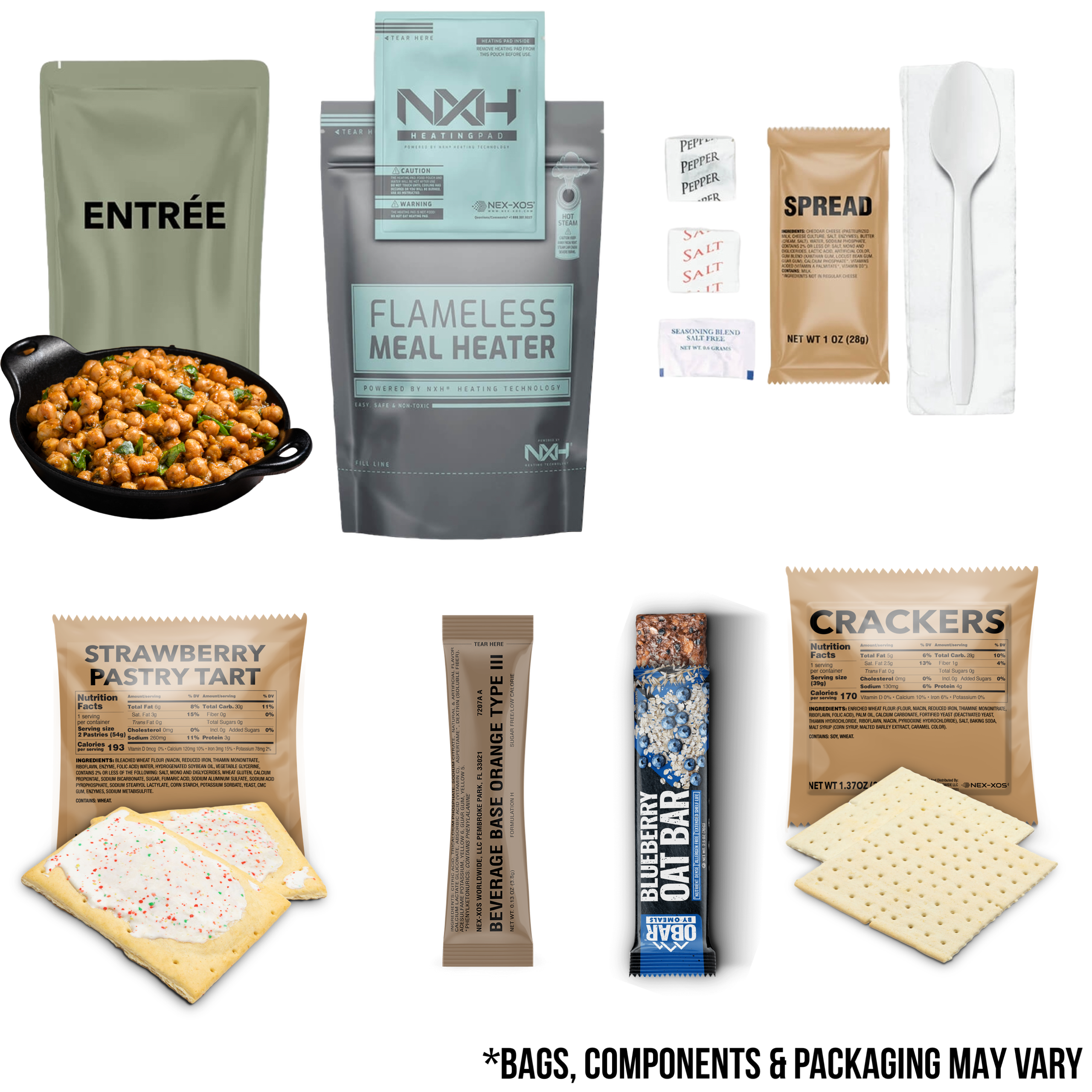 HALAL 1000 – CASE OF 15 MEALS FRH