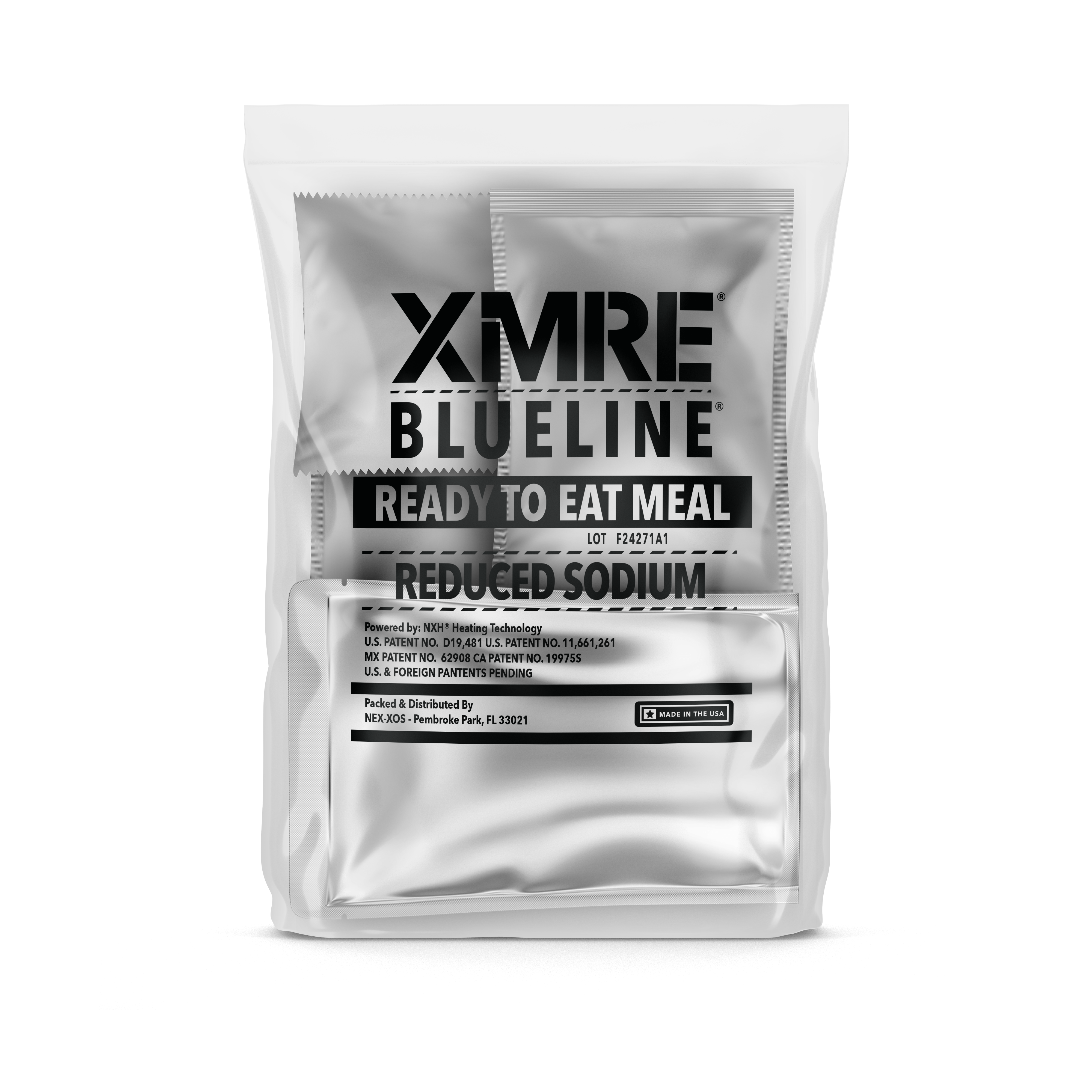XMRE BLUELINE® - REDUCED SODIUM CASE OF 15 FRH